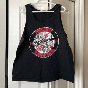 Support east end motorcycle tank